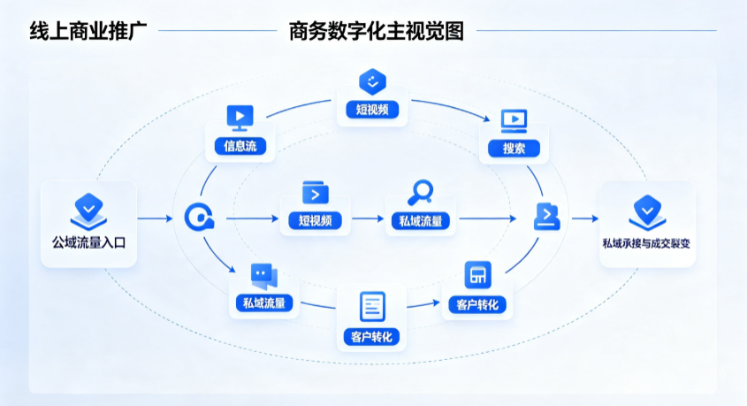 平遥县线上商业推广怎么做？全域流量闭环搭建与低成本转化实战指南